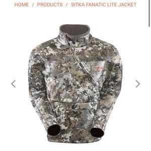 Sitka  Fanatic Lite Elevated Gore Optifade Mens large Gently Used